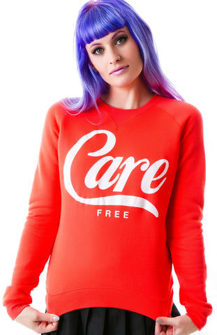 Care Free Pullover Sweatshirt