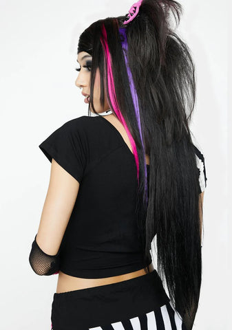 Dark Drop A Heart Two Tone Top