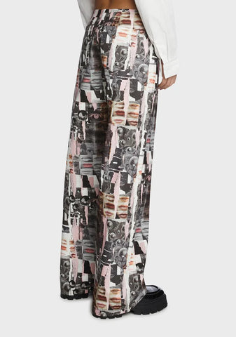 Scrapbook Low-Rise Trousers