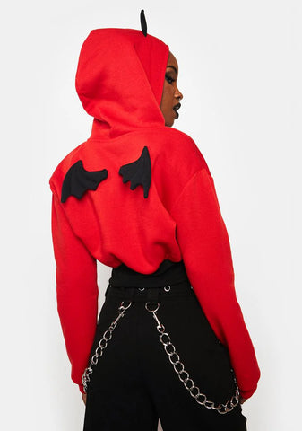 Locked Outta Heaven Corset Hoodie