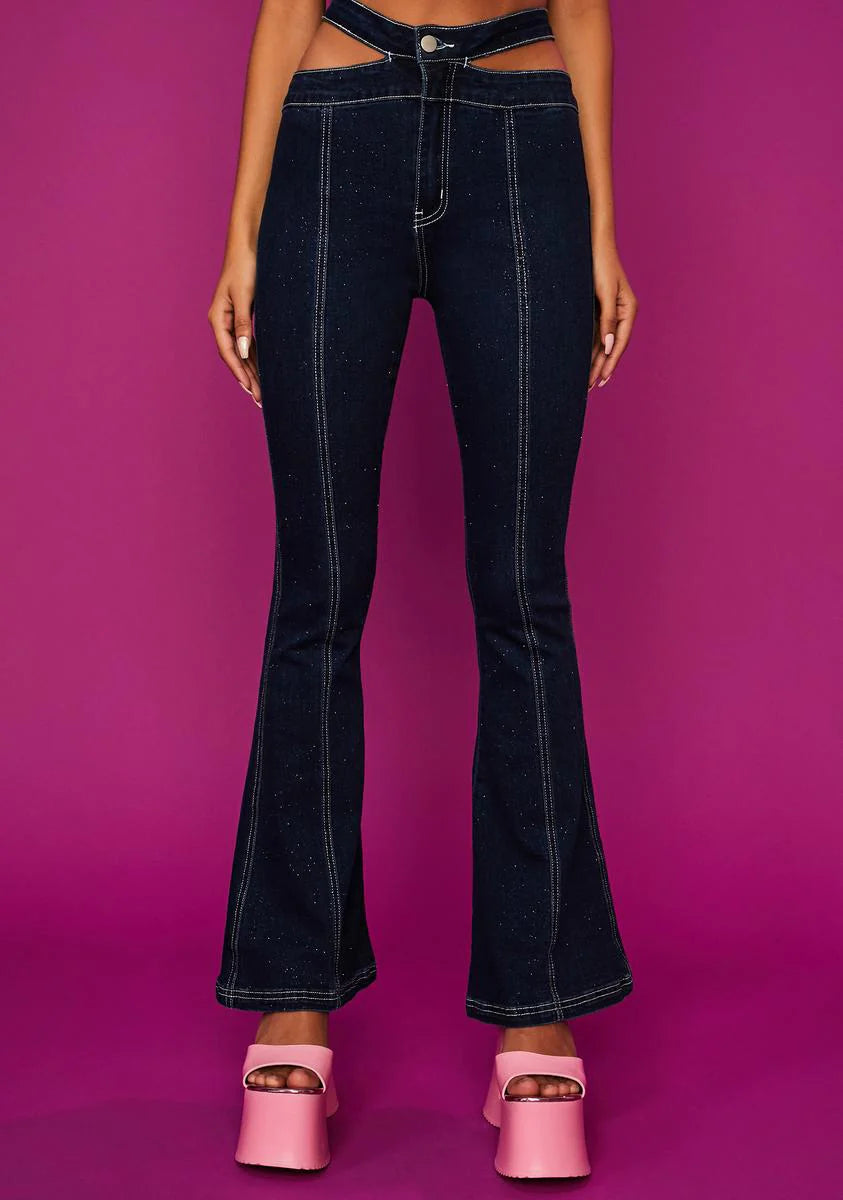 Put Me First Cut Out Jeans