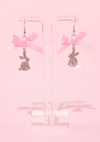 Some-Bunny To Love Bow Earrings