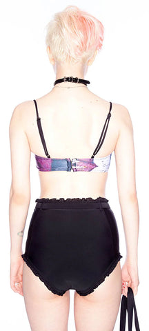 Night Daisy High Waist Underwire Bikini