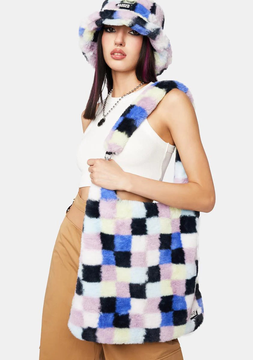 Intelligence Faux Fur Bag