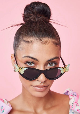 Trapped In Paradise Cat Eye Sunglasses