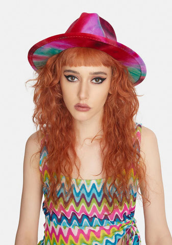 Fiery Skies Of Wonder Tie Dye Hat