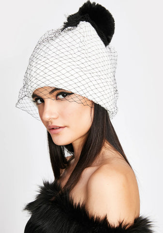 Angel Sad For What Fishnet Beanie