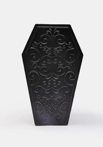 Say Goodbye Coffin Waste Basket