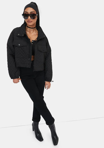 In The Magazines Quilted Jacket