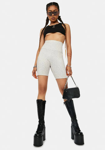 Femme Leopard Lawson Biker Shorts
