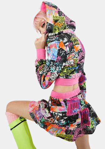 Paint The Town Zip-Up Hoodie