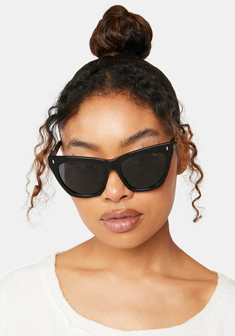 Lexi Black Cat Eye Sunglasses