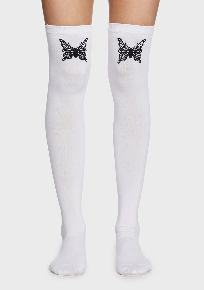 Recognized Beauty Thigh-High Socks