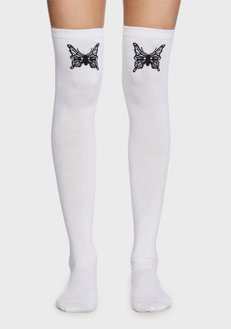 Recognized Beauty Thigh-High Socks