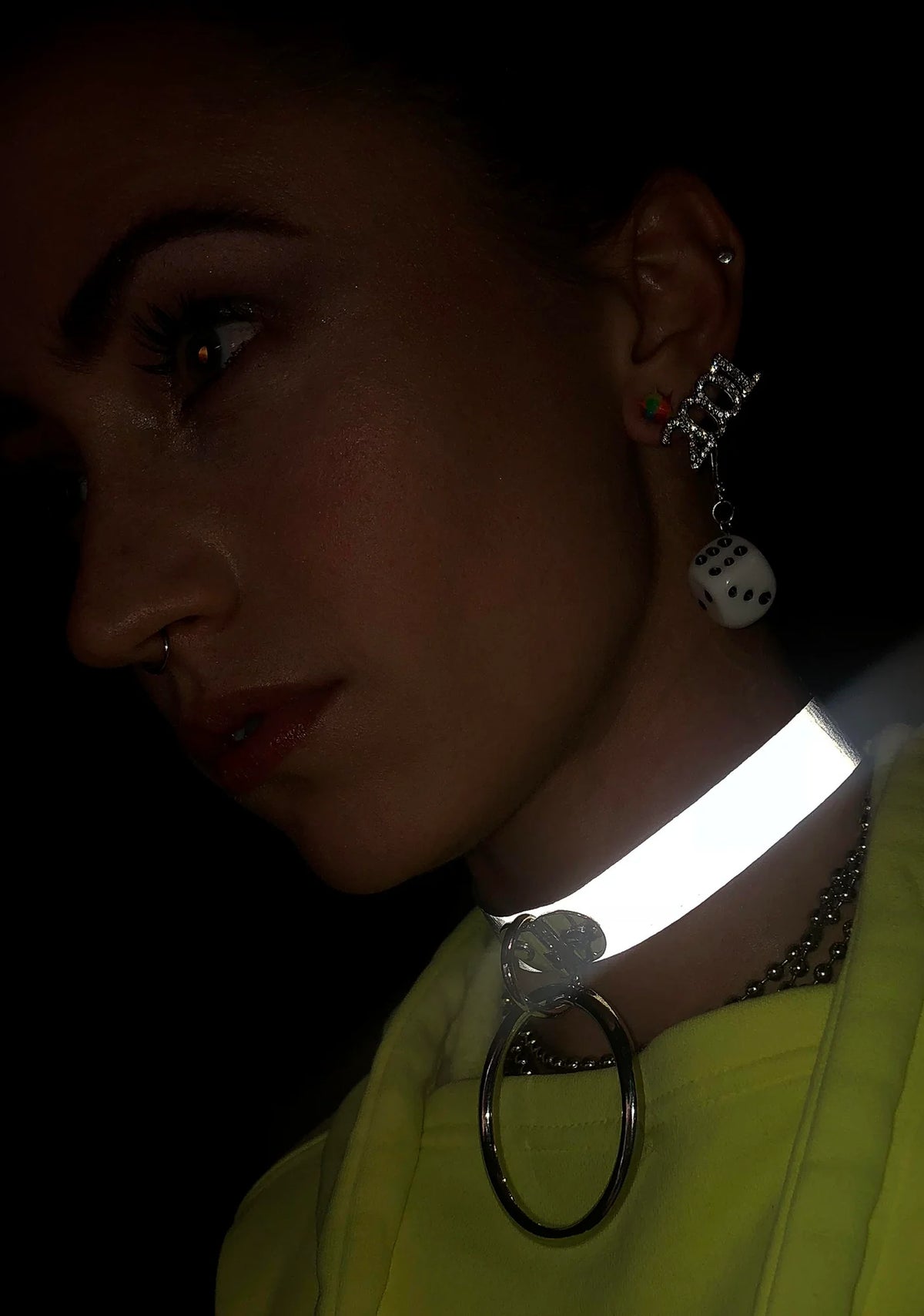 Look At Me Now Reflective Choker