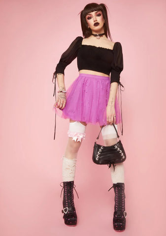 Plum Fairy Glam Mother Tulle Skirt