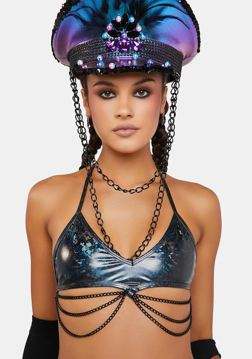 Disko Tank After Party Bra Top