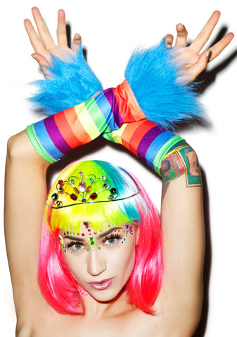 Rainbow Dash Glovettes