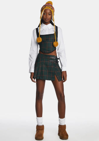 Skirza Pleated Mini Skirt