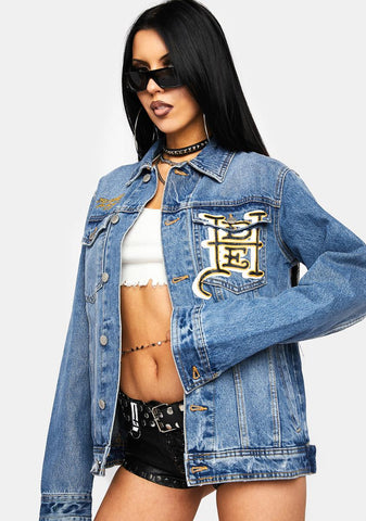 NYC Tiger Denim Jacket