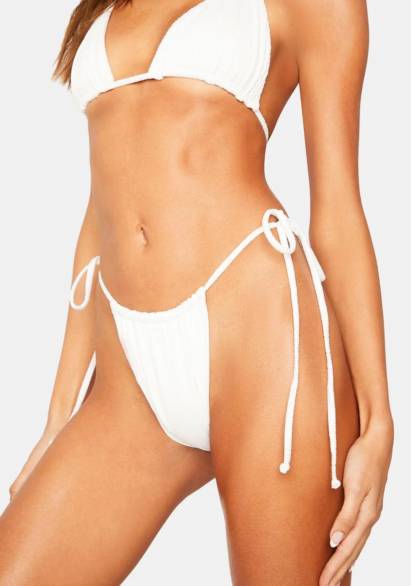 Tia Plisse Bikini Bottoms
