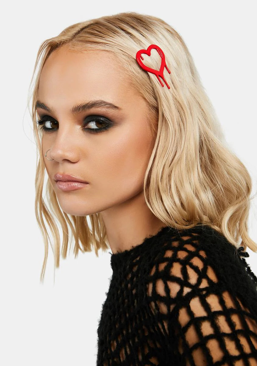 Bloodlust Love Hair Clip Set