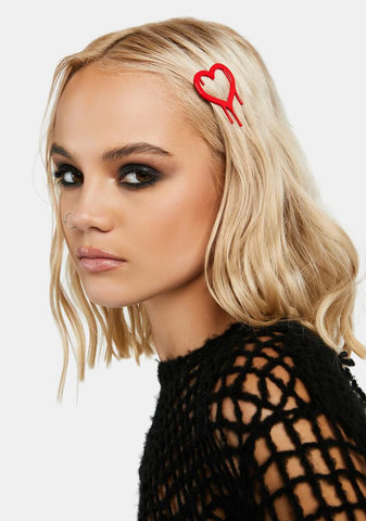 Bloodlust Love Hair Clip Set