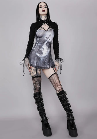 Dreamer Deceiver Spiked Shrug