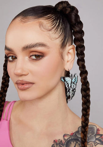 Shimmering Skies Butterfly Earrings