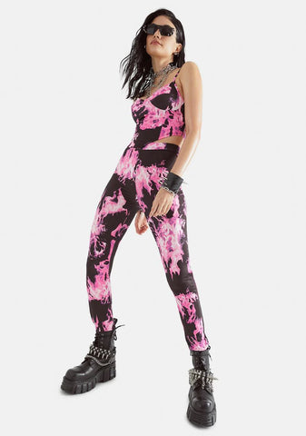 Sweet Inferno Flame Bustier Set