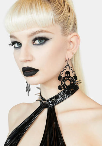 Cold So Deadly Skull Earrings