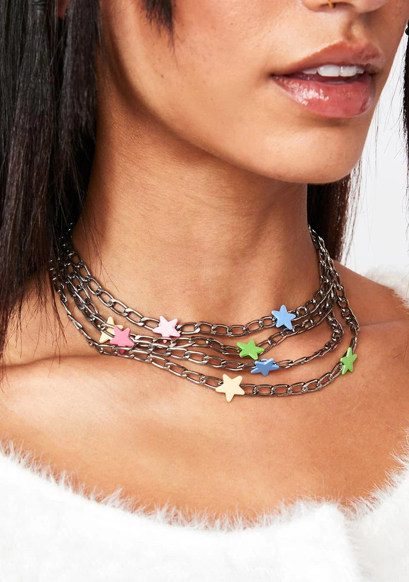 The Sky Is Speaking Choker Necklace