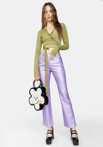 Don't Hold Your Breath Wrap Top