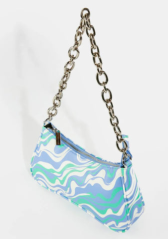 Retro Swirl Shoulder Bag