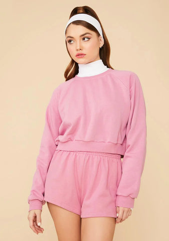 Orchid Calling Crazy Elastic Waist Shorts