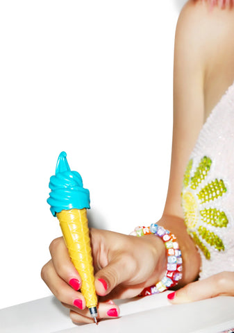 Soft Serve Ice Cream Pen - Orange