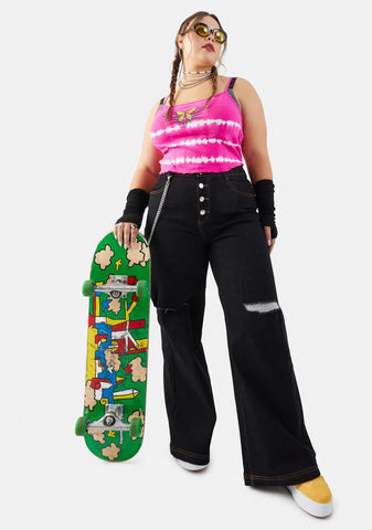 Plus Aerial Ace Butterfly Tank Top