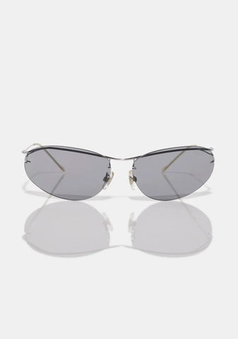 Deleon Smoke Rimless Sunglasses