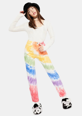 Jolly Happy Soul Tie Dye Jeans