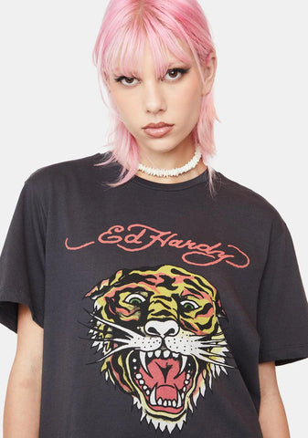 Tiger Head Graphic Tee