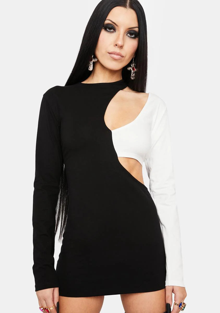 Boss Babe Cut-Out Mini Dress