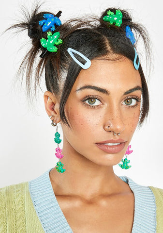 Hip Hoppin' Frog Earrings