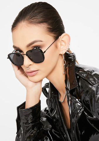 Hit This Grind Square Sunglasses