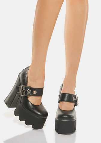 Raise The Bar Platform Heels