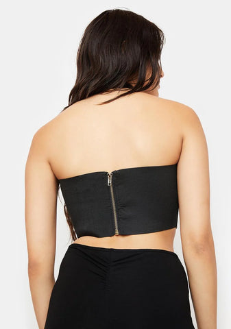 Noir Easy On Me Crop Top