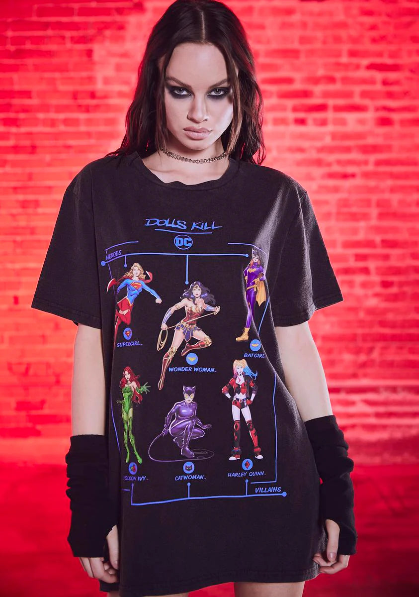 Heroes And Villains Graphic Tee