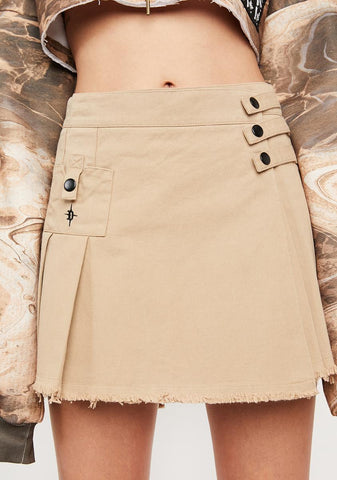 Atmosphere Strappy Pleated Mini Skirt