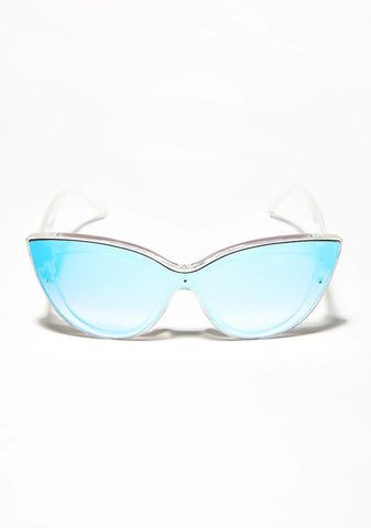Space Sparkle Mirror Sunglasses