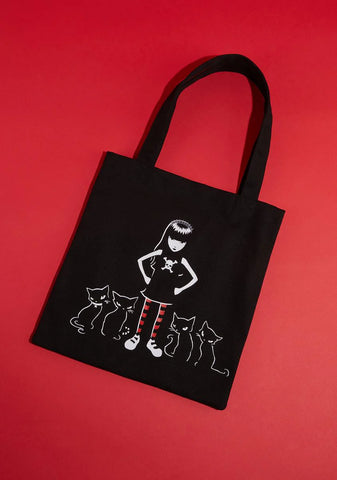 Together Purrever Printed Tote Bag