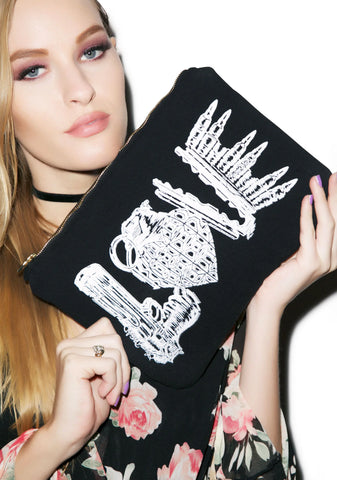 Love Kills iPad Clutch